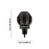 Titan Crossbow De-Cocking Head showing steel-silicone construction